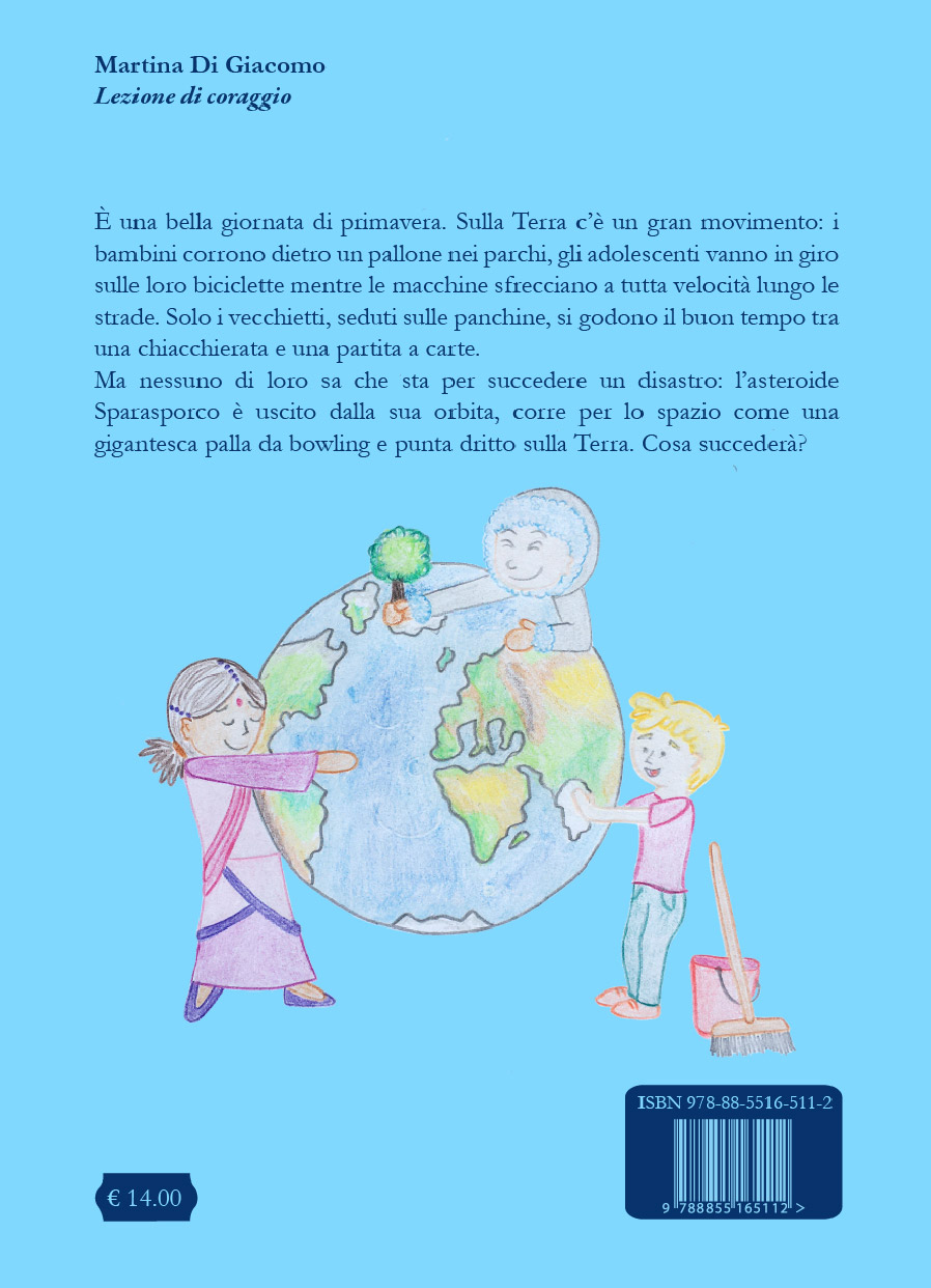 Quarta di copertina di Lezione di Coraggio
